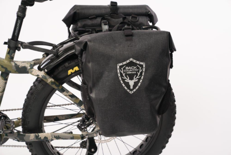 DualUseBackPackPannierDryBags Electric Hunting Bike