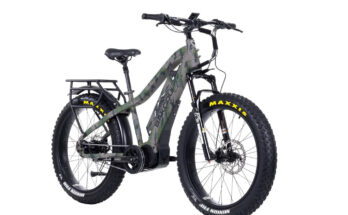 Bakcou Mule Jager SD electric hunting bike in Kuiu Verde camo pattern